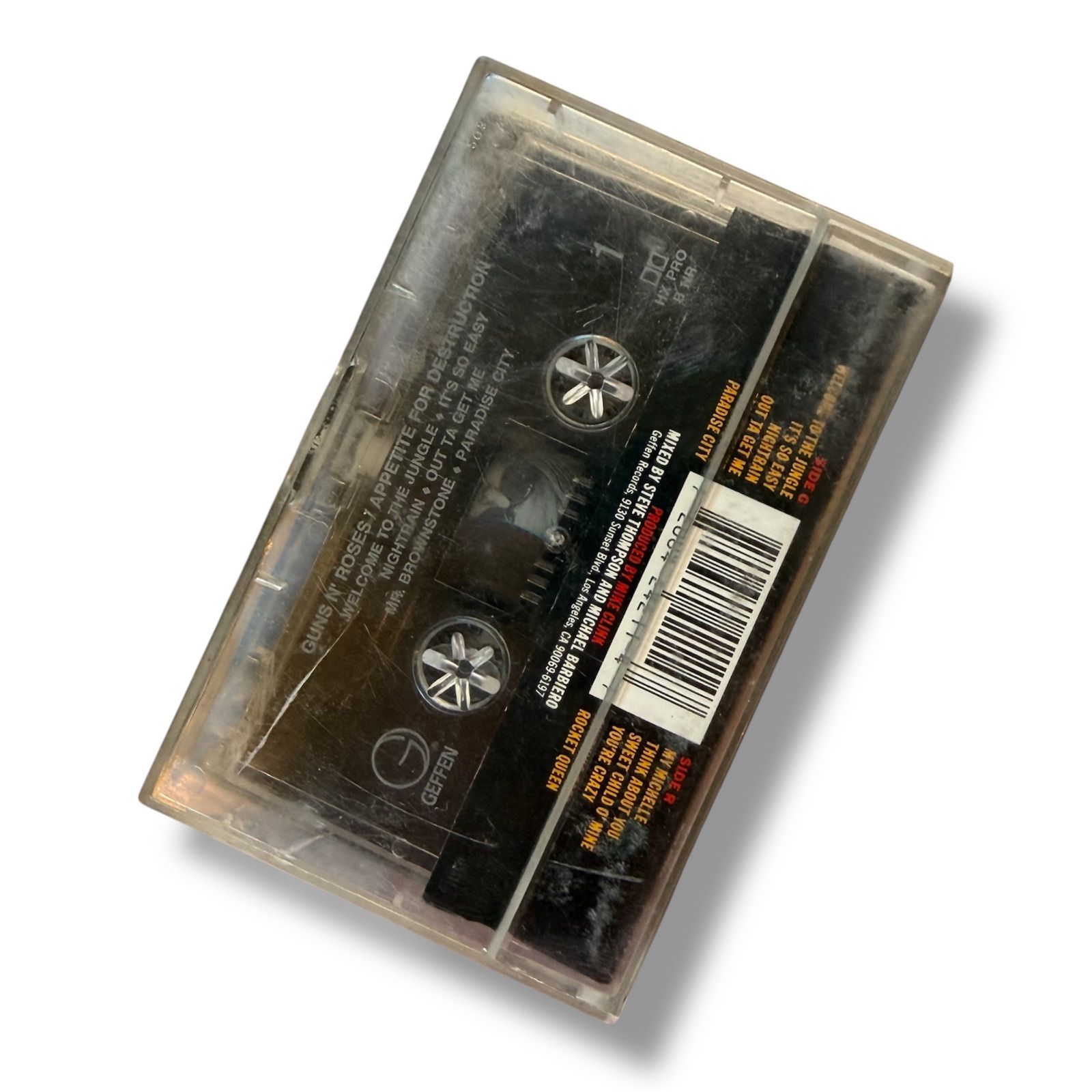 Guns N' Roses / Appetite For Destruction /Geffen Recordsカセット