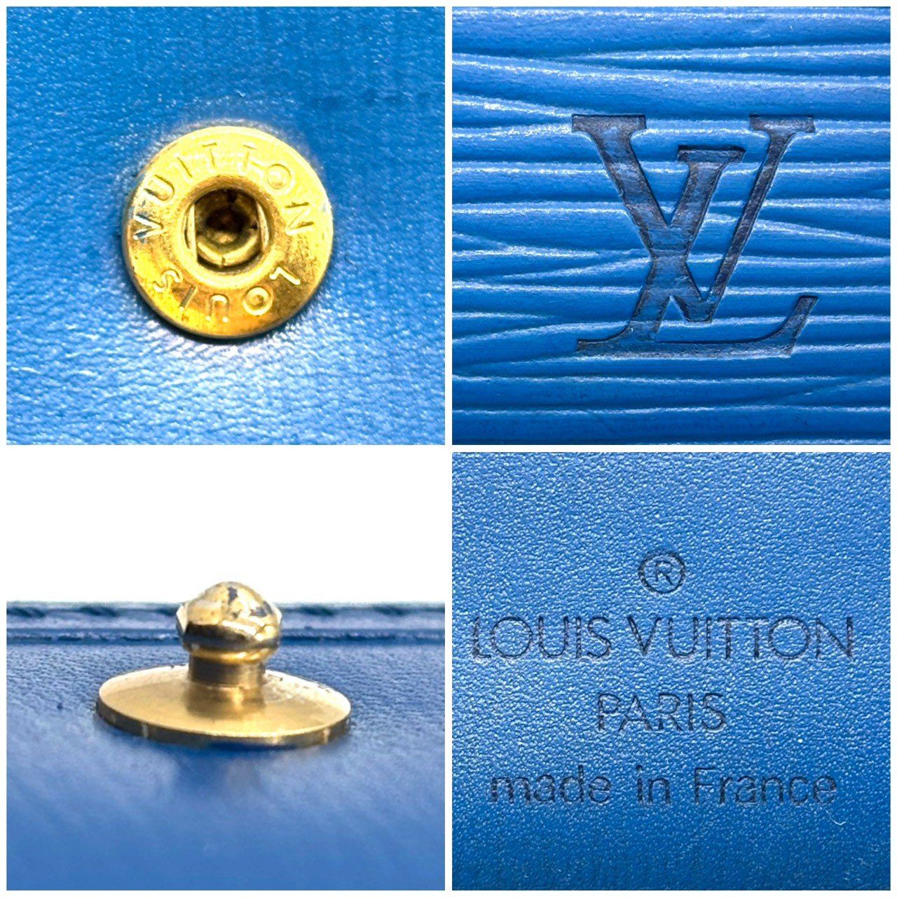 メンズ 【静けさは手元に宿る】 LOUIS VUITTON 二つ折り財布 エピ