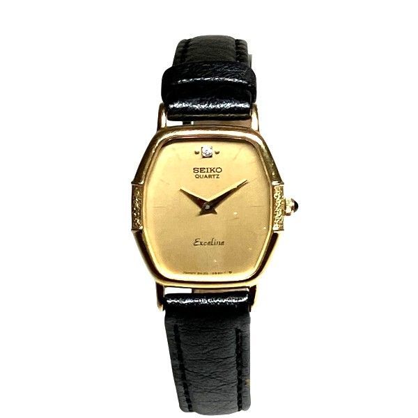 セイコー SEIKO エクセリーヌ 10K ダイヤ クオーツ 腕時計 セイコー SEIKO エクセリーヌ 10K ダイヤ クオーツ 腕時計