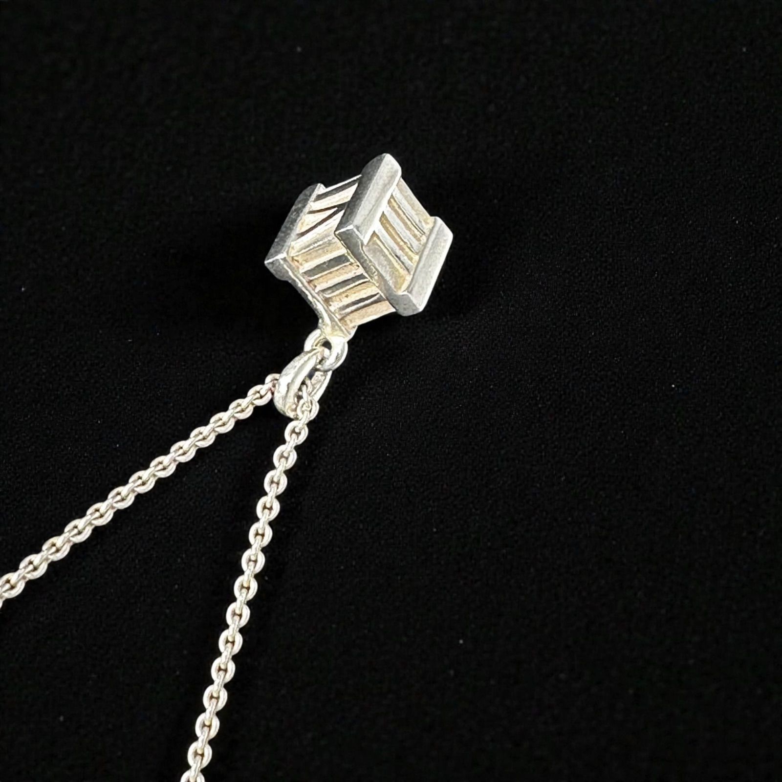 ティファニー アトラス キューブ ネックレス シルバー 箱付 正規品