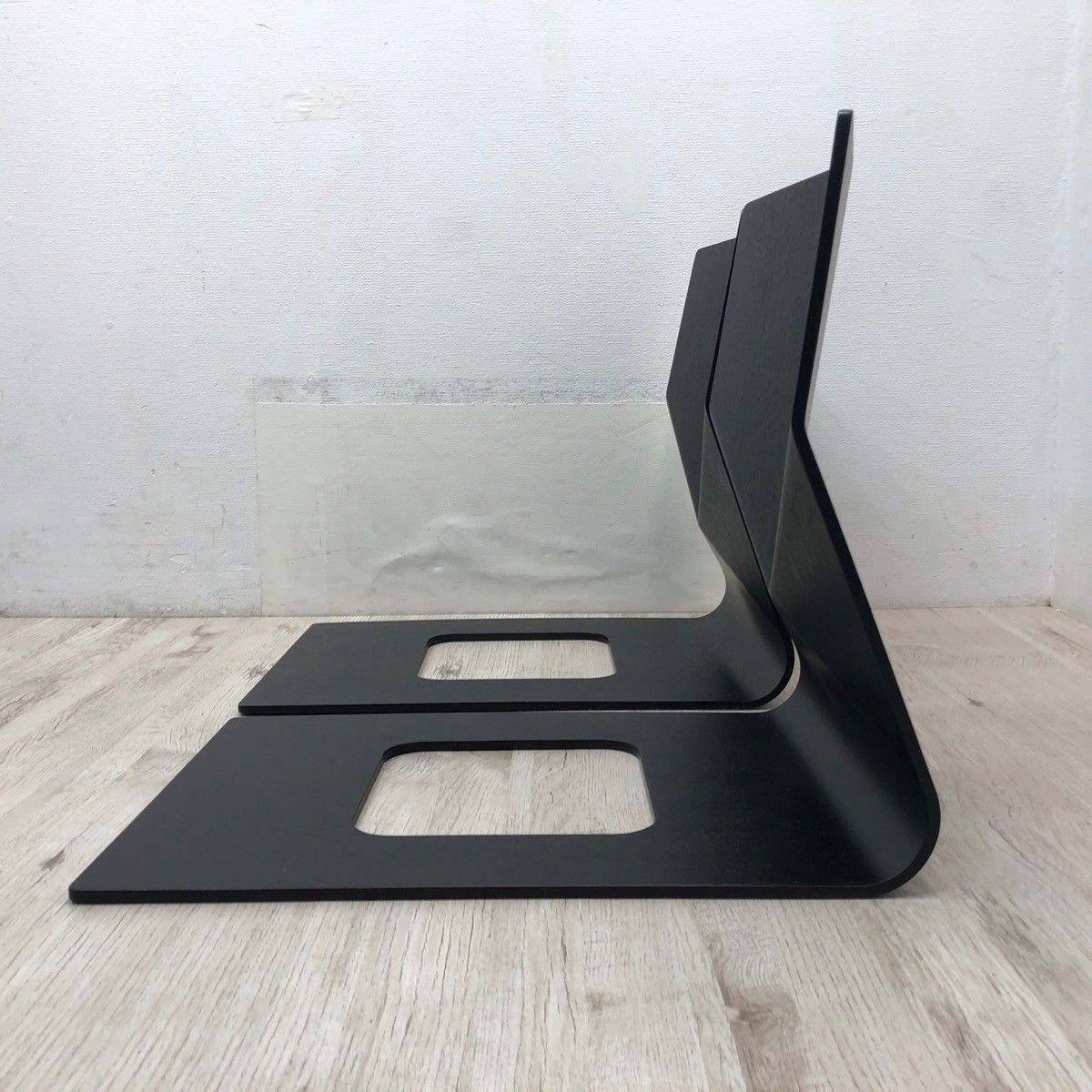 天童木工 TENDO 座イス T-5812MR BX ブラック 2脚セット スタッキング