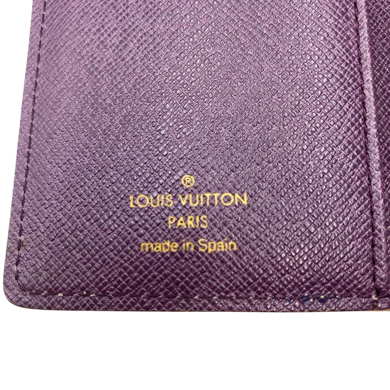 極美品 LOUIS VUITTON ルイ ヴィトン 手帳カバー 6穴式手帳 イエロー 