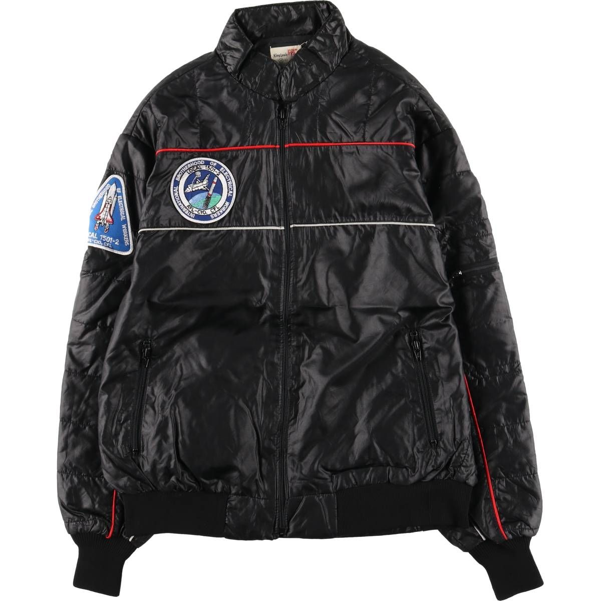 古着 80~90年代 キングルイ King Louie ナイロンレーシングジャケット 