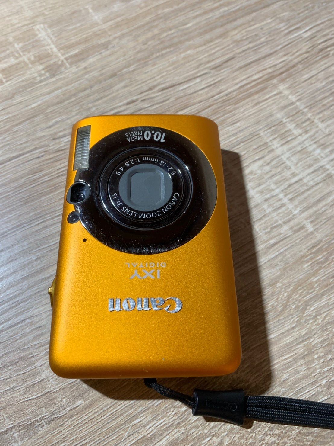8496 Canon IXY DIGITAL 110 IS オレンジ デジカメ 動作確認済み