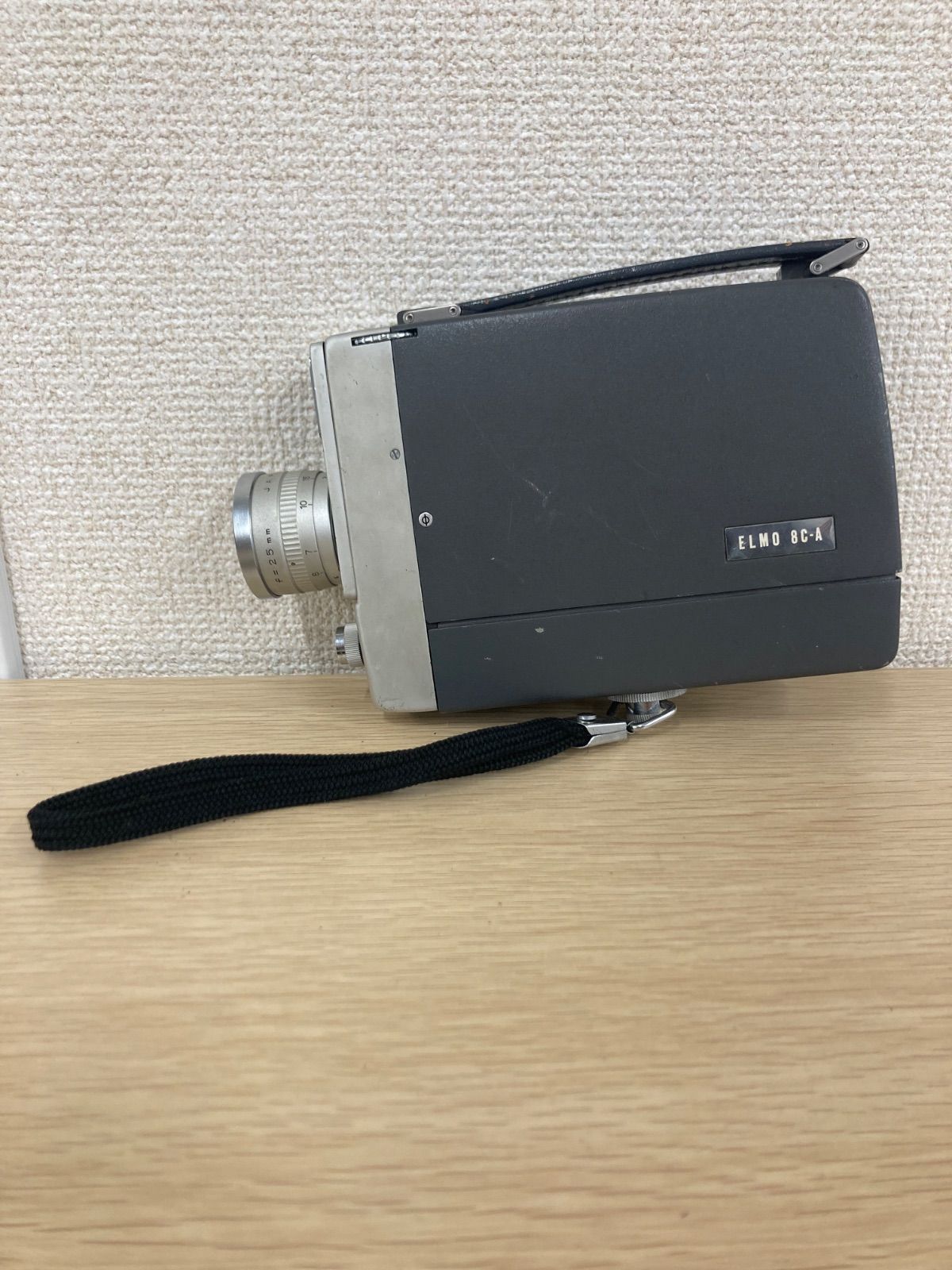 4 【通電動作未確認】 【ジャンク品】 ELMO 8ミリフィルムカメラ