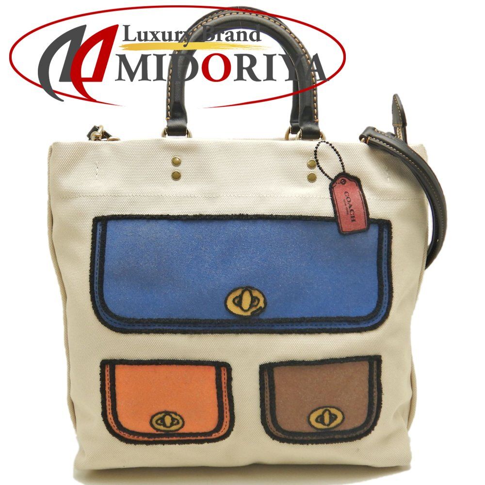 COACH コーチ トロンプルイユ プリント C6174 トートバッグ キャンバス 