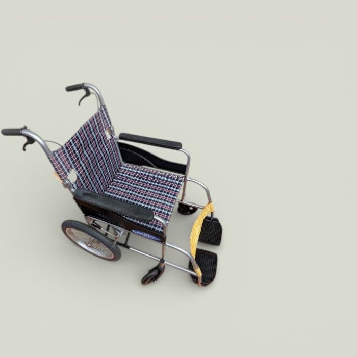 送料無料　ワケアリ　日進アルミ製車いす NEO-2 介助式軽量ノーパンク　km-26-0216-11 日進医療器 アルミ製車いす NEO-2 ノーパンクタイヤ