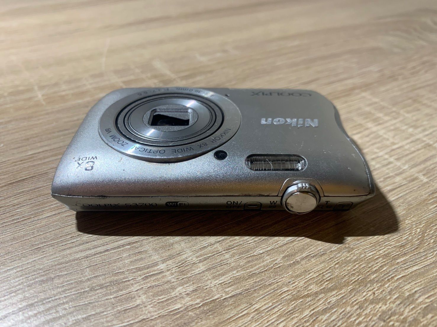 8506 Nikon COOLPIX S3700 シルバー デジカメ - メルカリ