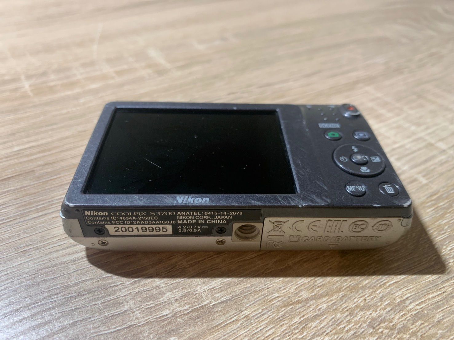 8506 Nikon COOLPIX S3700 シルバー デジカメ - メルカリ