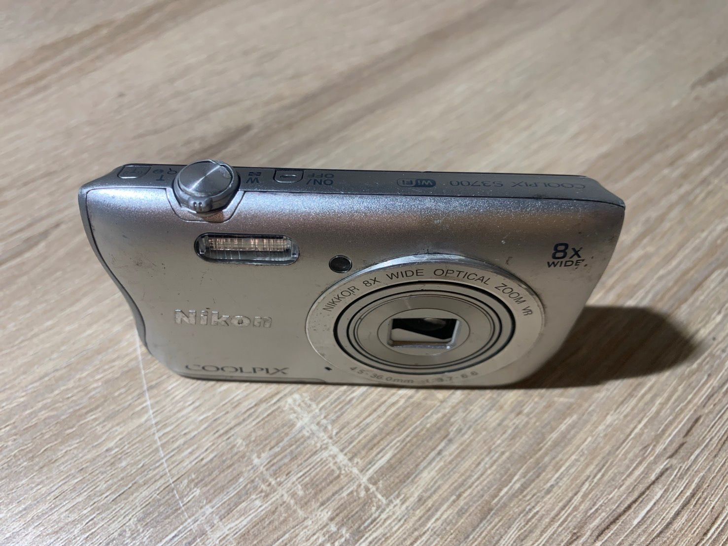 8506 Nikon COOLPIX S3700 シルバー デジカメ - メルカリ