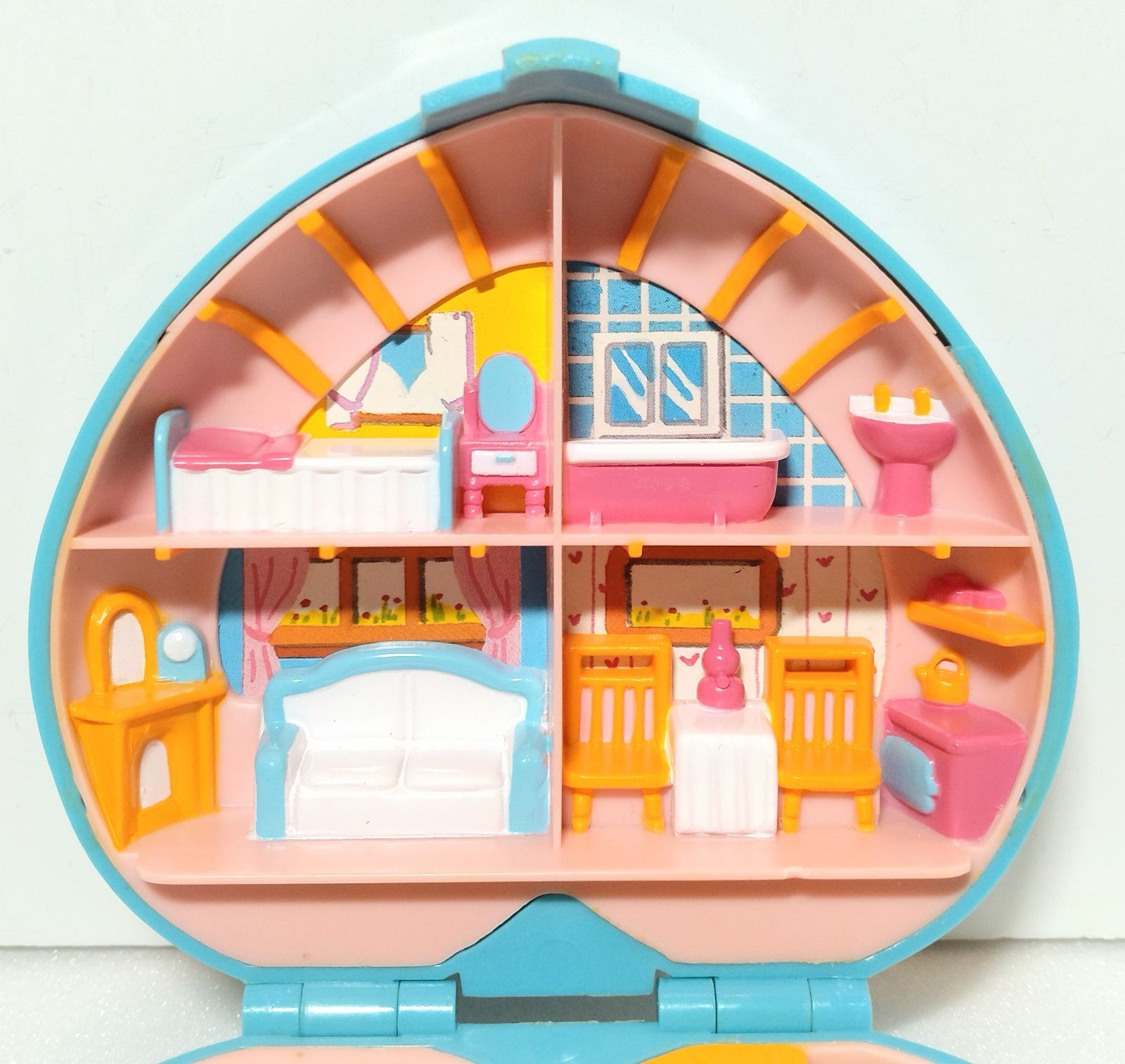 昭和レトロ　エルジェルポケット　ブルーバード　バンダイ　ミニチュアドールハウス 人形1体欠品】当時物 バンダイ 虹の妖精 エンジェルポケット そら色の