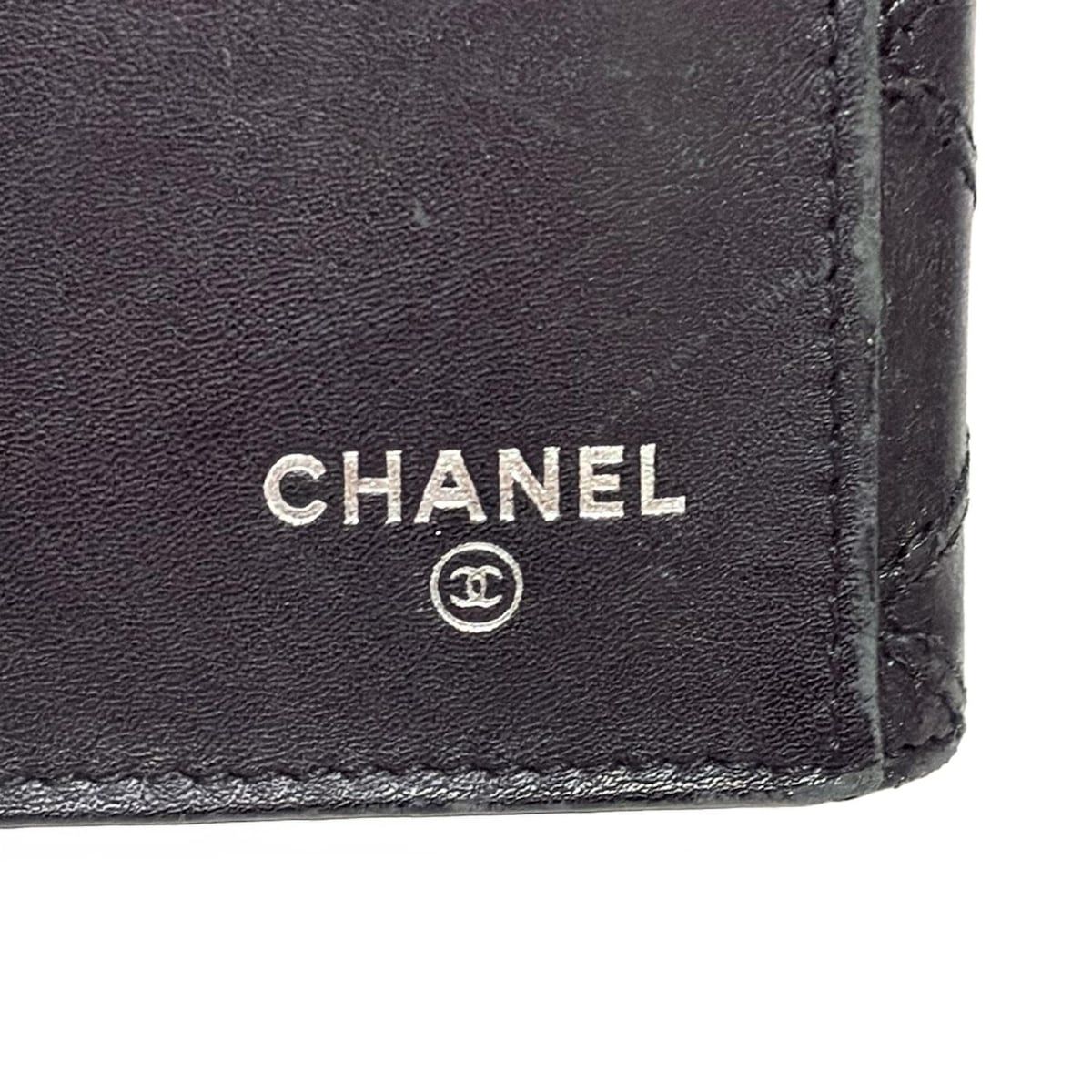 CHANEL(シャネル) 長財布 ビコローレ 黒 レザー - メルカリ