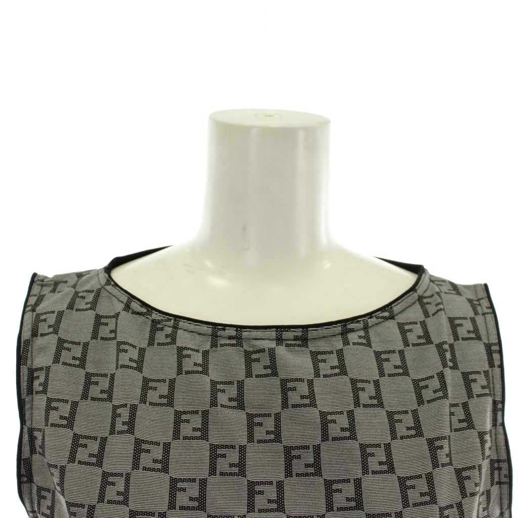 フェンディ FENDI タンクトップ カットソー ノースリーブ ズッカ柄 総