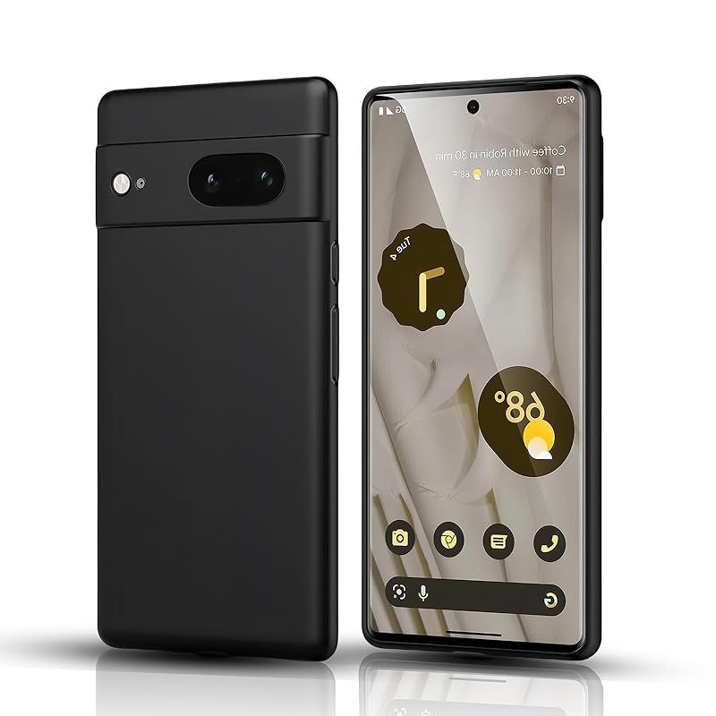 Google Pixel 8 ケース ブラックPixel 8 用の保護ケース TPU [傷防止