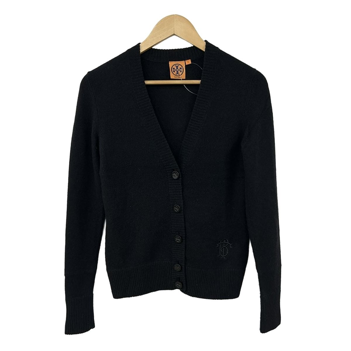 TORY BURCH(トリーバーチ) カーディガン サイズS レディース 黒