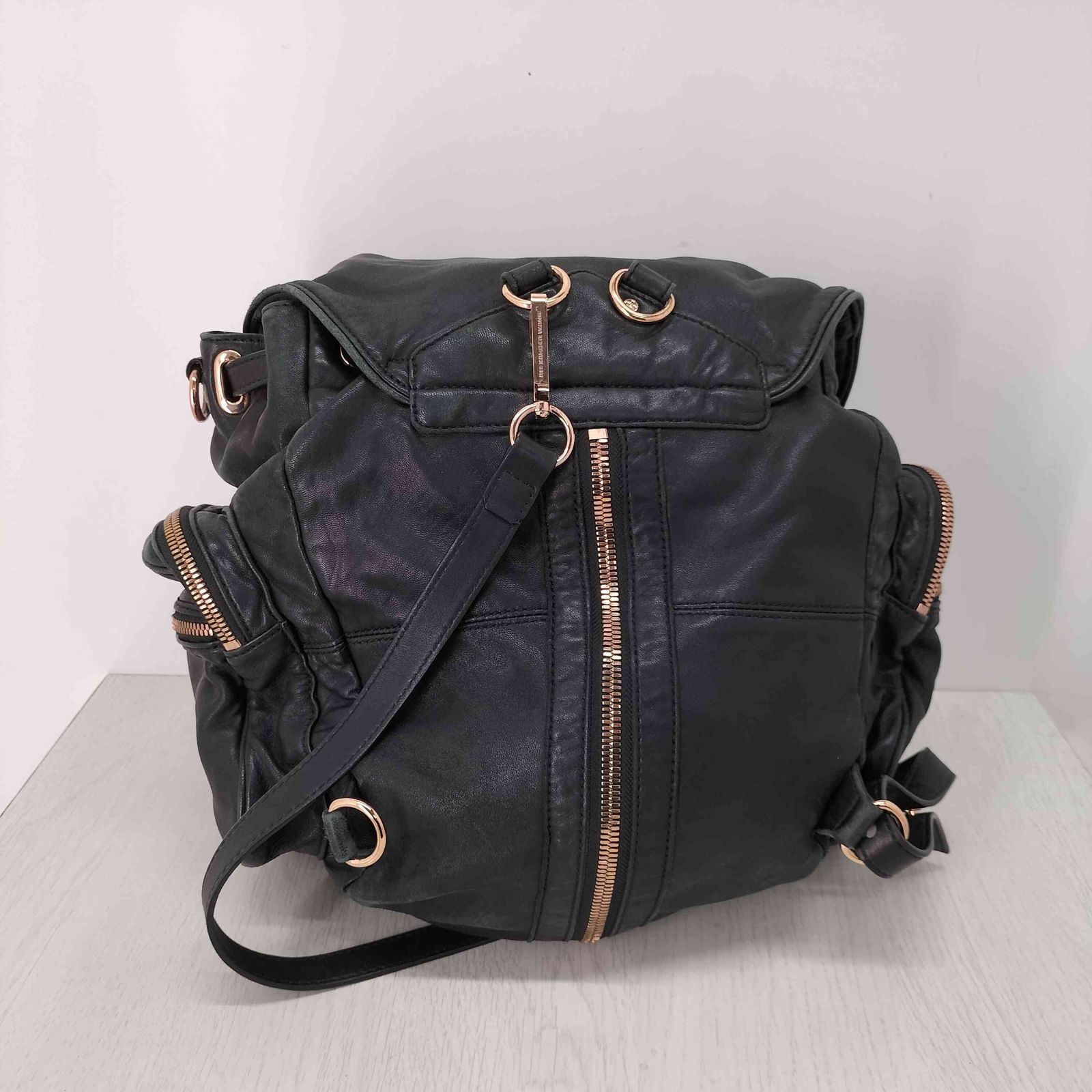 Alexander Wang marti zip 黒 レザー-THE GRADE ONE 