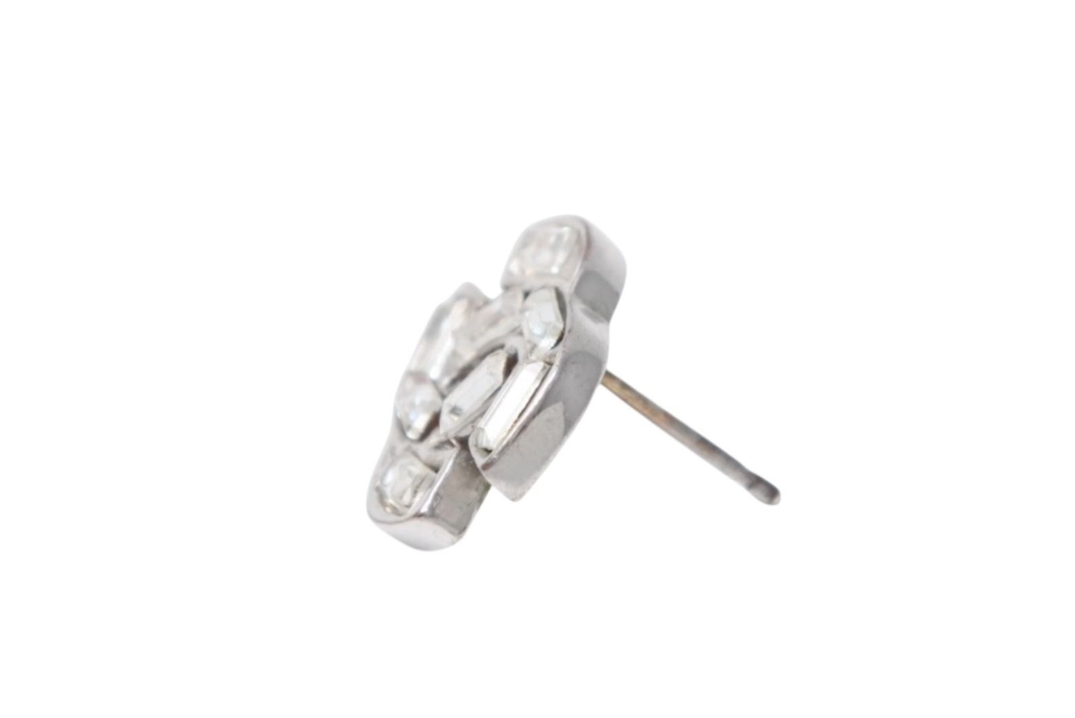 CHANEL シャネル ココマーク ピアス 重量約4.5g 01P刻印 メタル ライン