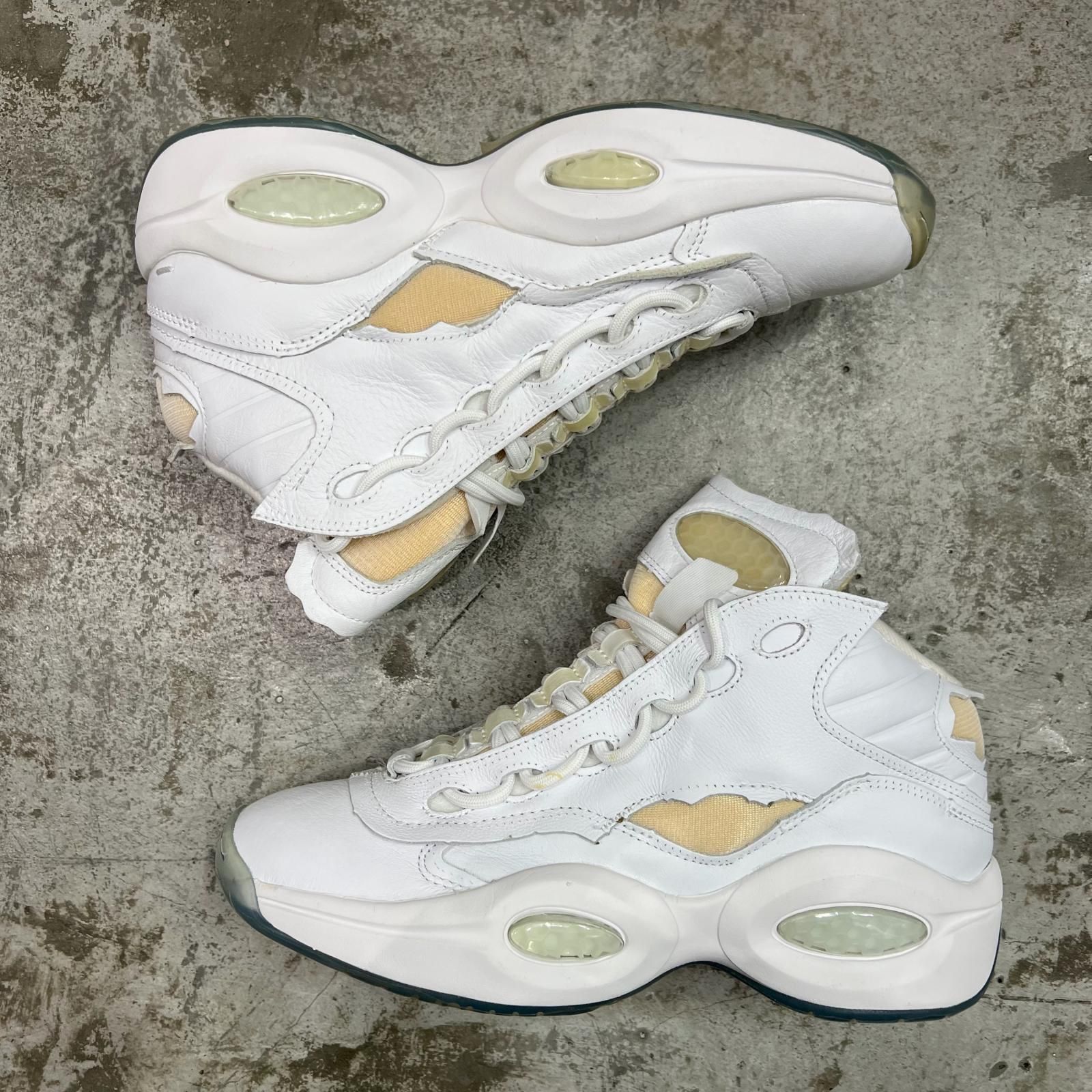参考上代56100円 未使用 Maison Margiela × Reebok クエスチョンミッド 