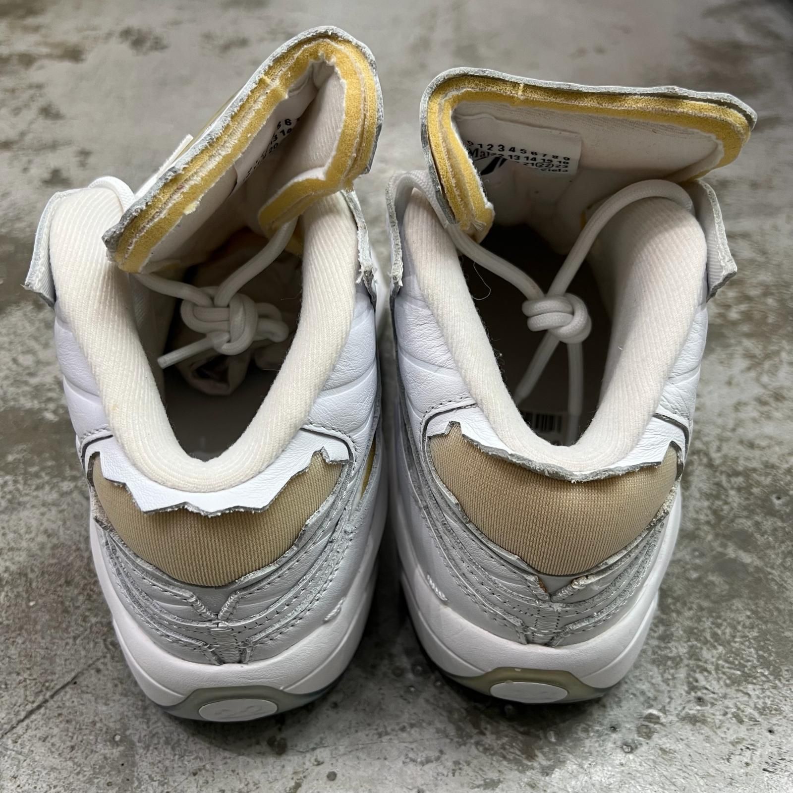 参考上代56100円 未使用 Maison Margiela × Reebok クエスチョンミッド 