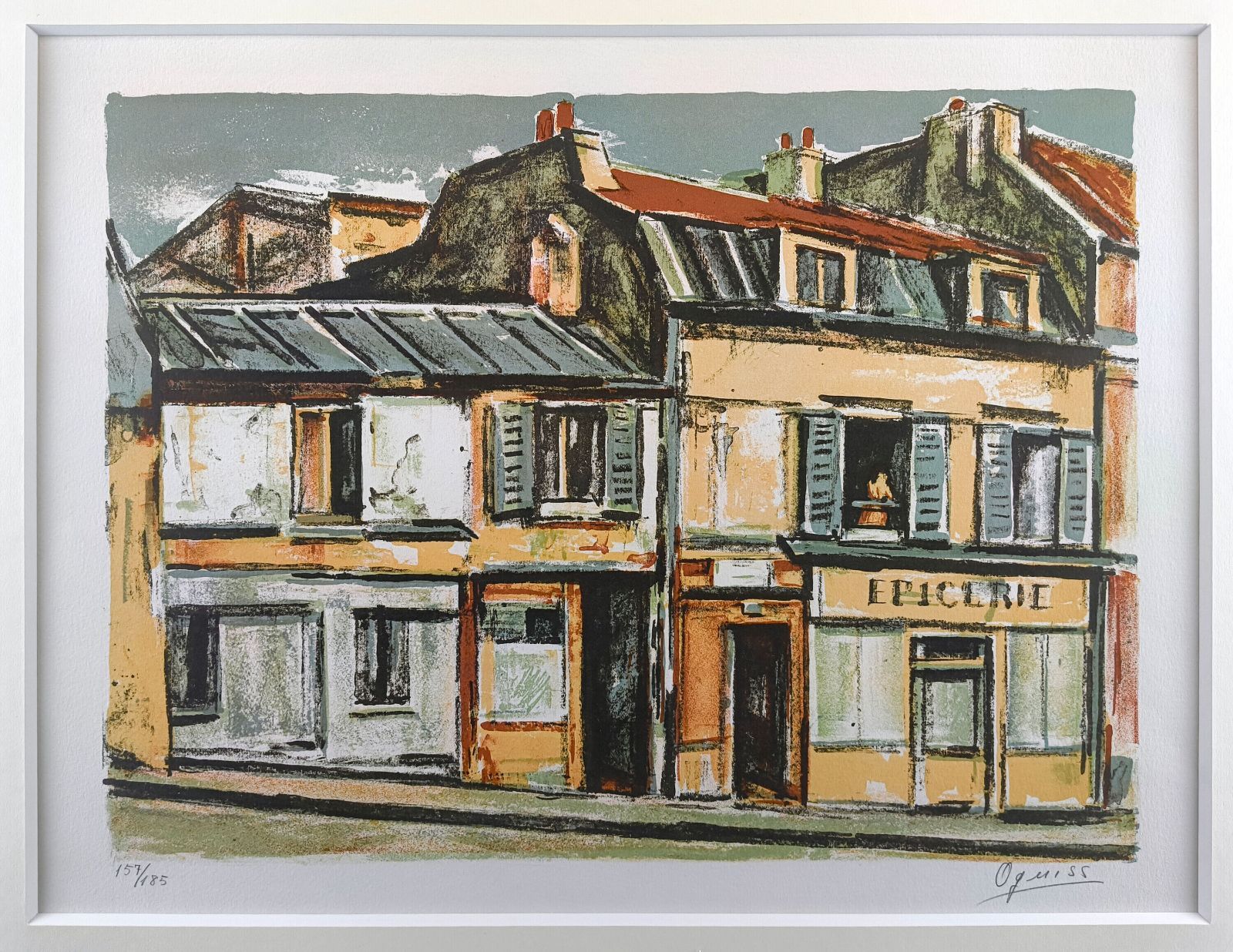 荻須高徳 「パリの魂より・食品店」 リトグラフ 版画 絵画 - メルカリ