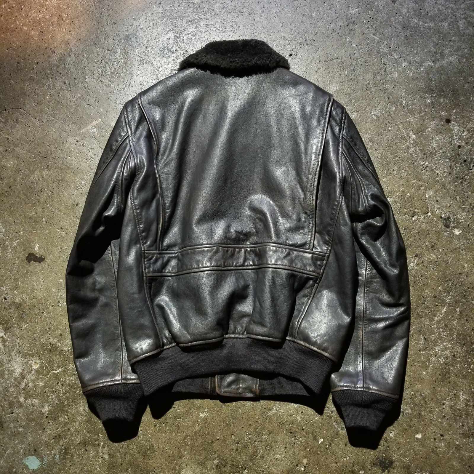 POLO RALPH LAUREN 21aw G-1 レザーフライトジャケット M ポロラルフ 