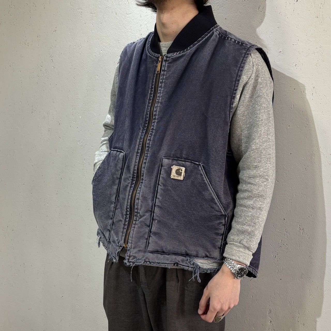 Carhartt】00s Duck Vest MDT X-Large 