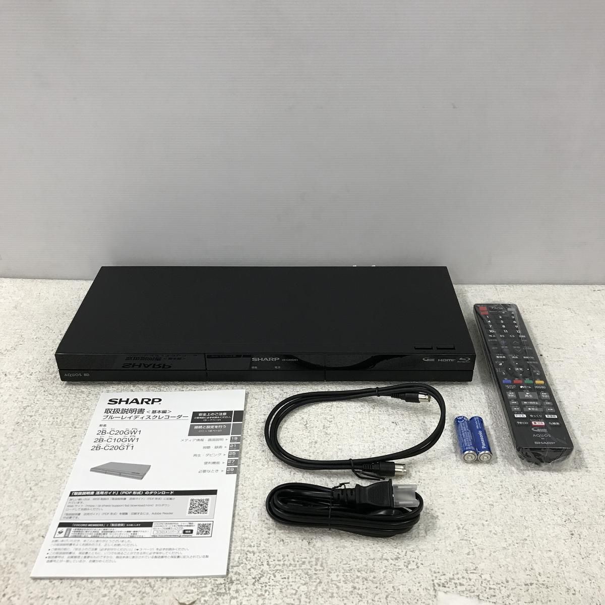 ☆未使用☆ ブルーレイディスクレコーダー SHARP シャープ AQUOS