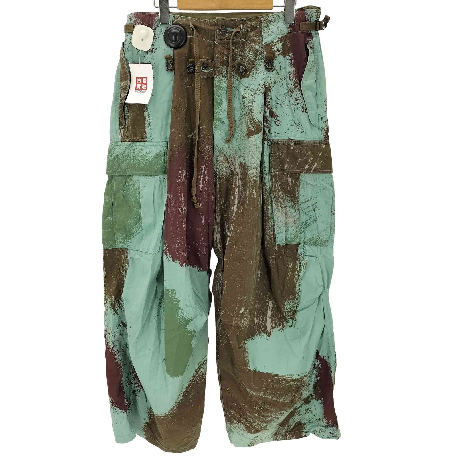 キャピタル KAPITAL Combed Burberry Brush-Camo Jumbo Cargo Pants