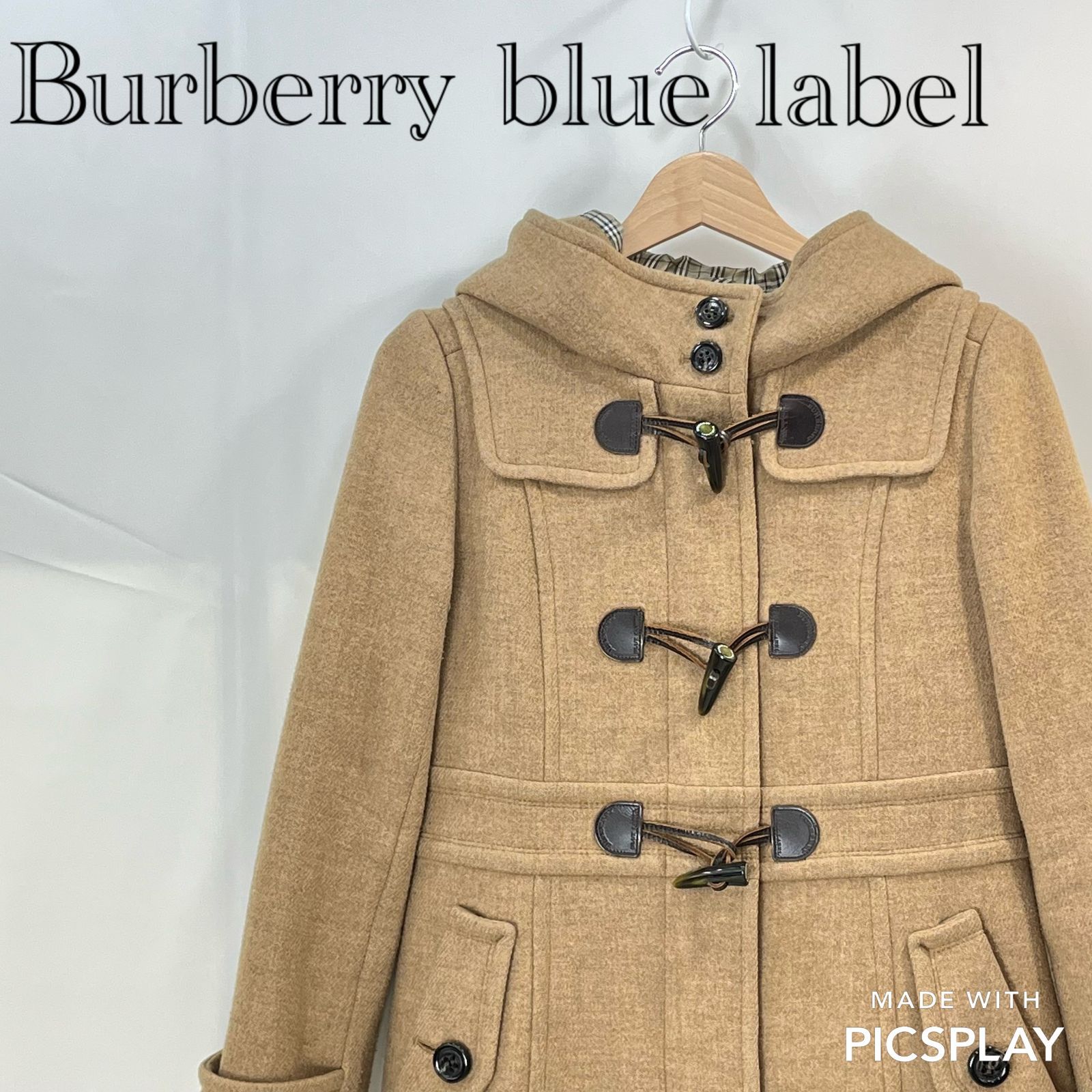BURBERRY 「BURBERRY BLUE LABEL」 ダッフルコート 38