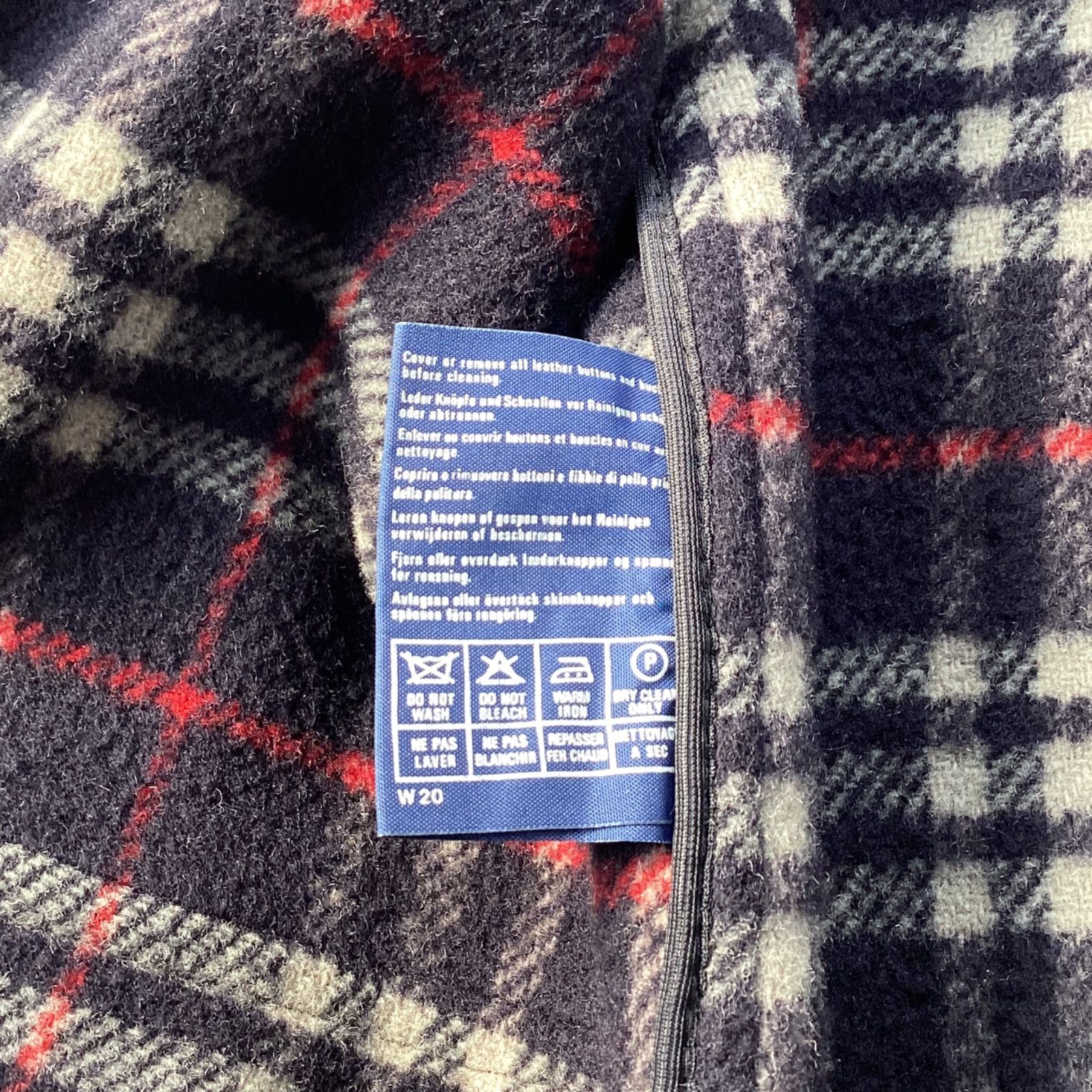 Burberry バーバリーズ　ダッフルコート　フード　ノバチェック　紺 BURBERRYS バーバリーズ バーバリーズ ダッフルコート ネイビー