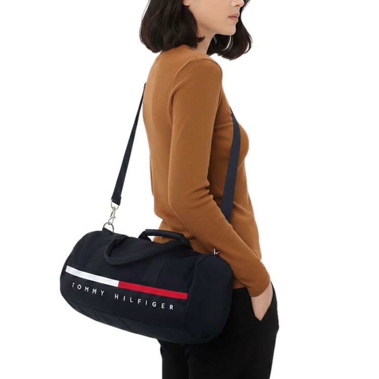 トミーヒルフィガー TOMMY HILFIGER バッグ ショルダーバッグ トートバッグ メンズ レディース ボストンバッグ ダッフルバッグ ドラム バッグ 2way 大きめ 斜めがけ かっこいい ブランド 軽量 紺色 赤 ネイビー レッド 6944610 - メルカリ