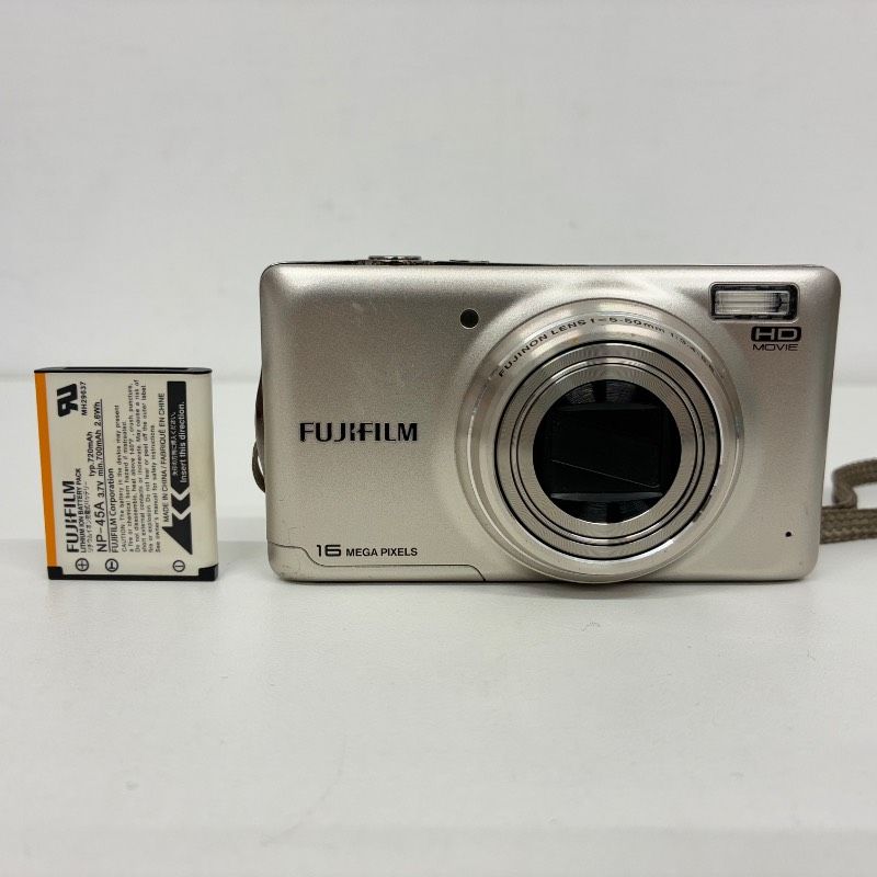 動作品】 FUJIFILM FinePix T400 フジフィルム シルバー コンパクト