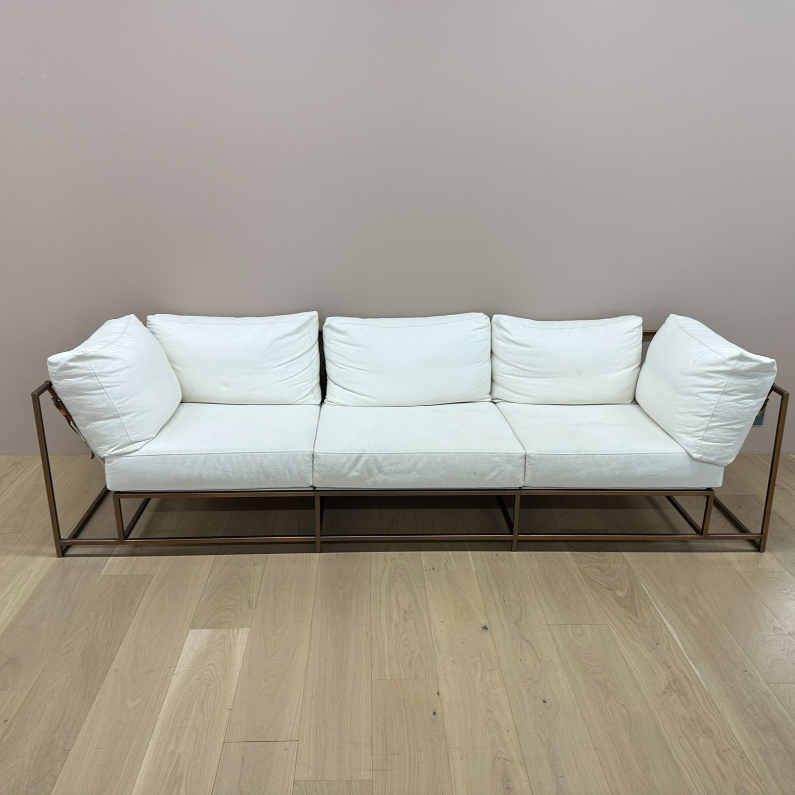 Stephen Kenn Studio. Inheritance Sofa Natural Nubuck Leather