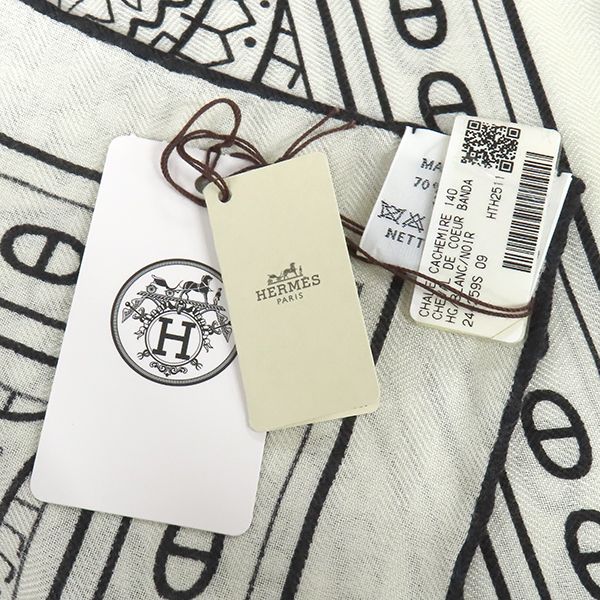 エルメス HERMES ストール カレ140 カレジェアン カシミヤ シルク