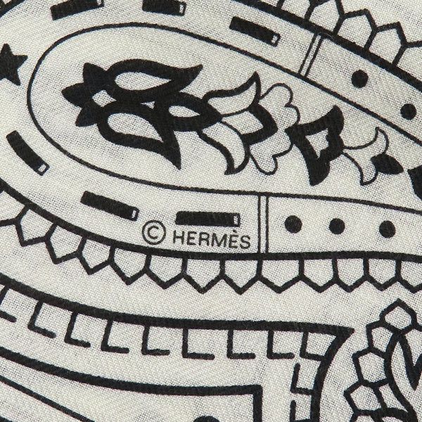 エルメス HERMES ストール カレ140 カレジェアン カシミヤ シルク