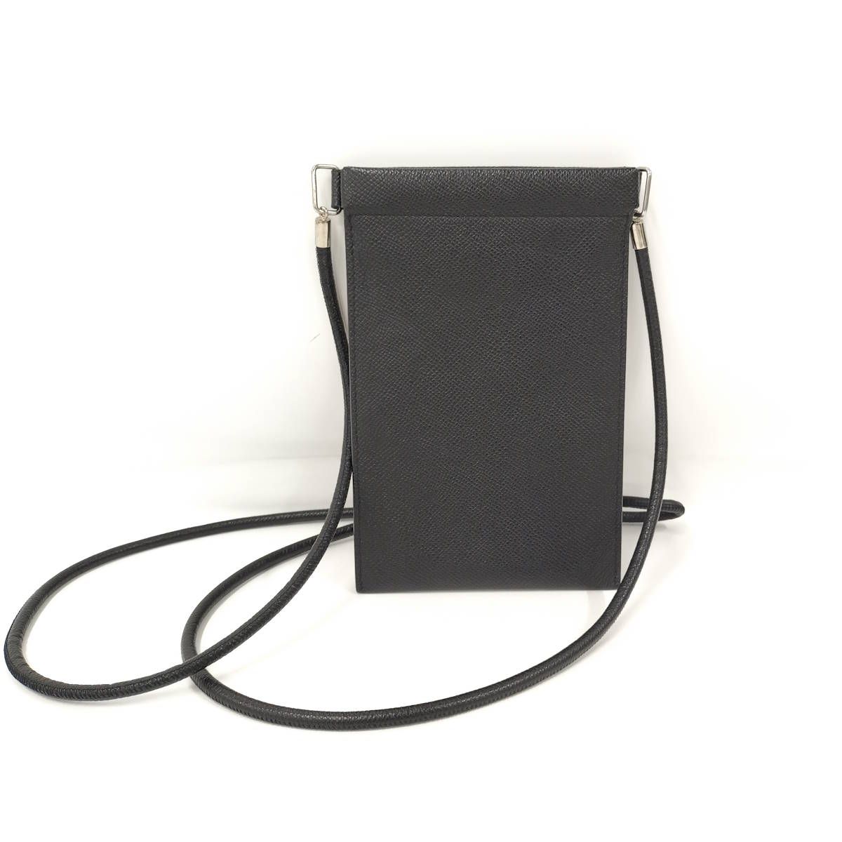 Maison Margiela ショルダー ポーチ レザー ブラック - メルカリ