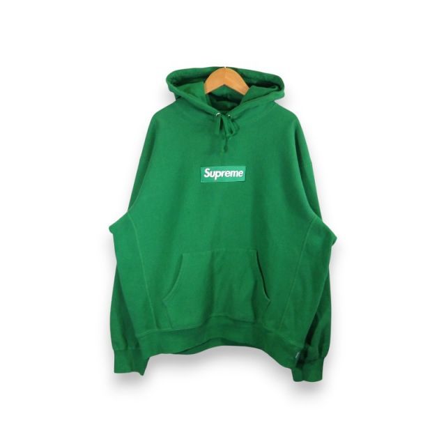 SUPREME 24aw BOX LOGO HOODED SWEATSHIRT GREEN サイズL シュプリーム 
