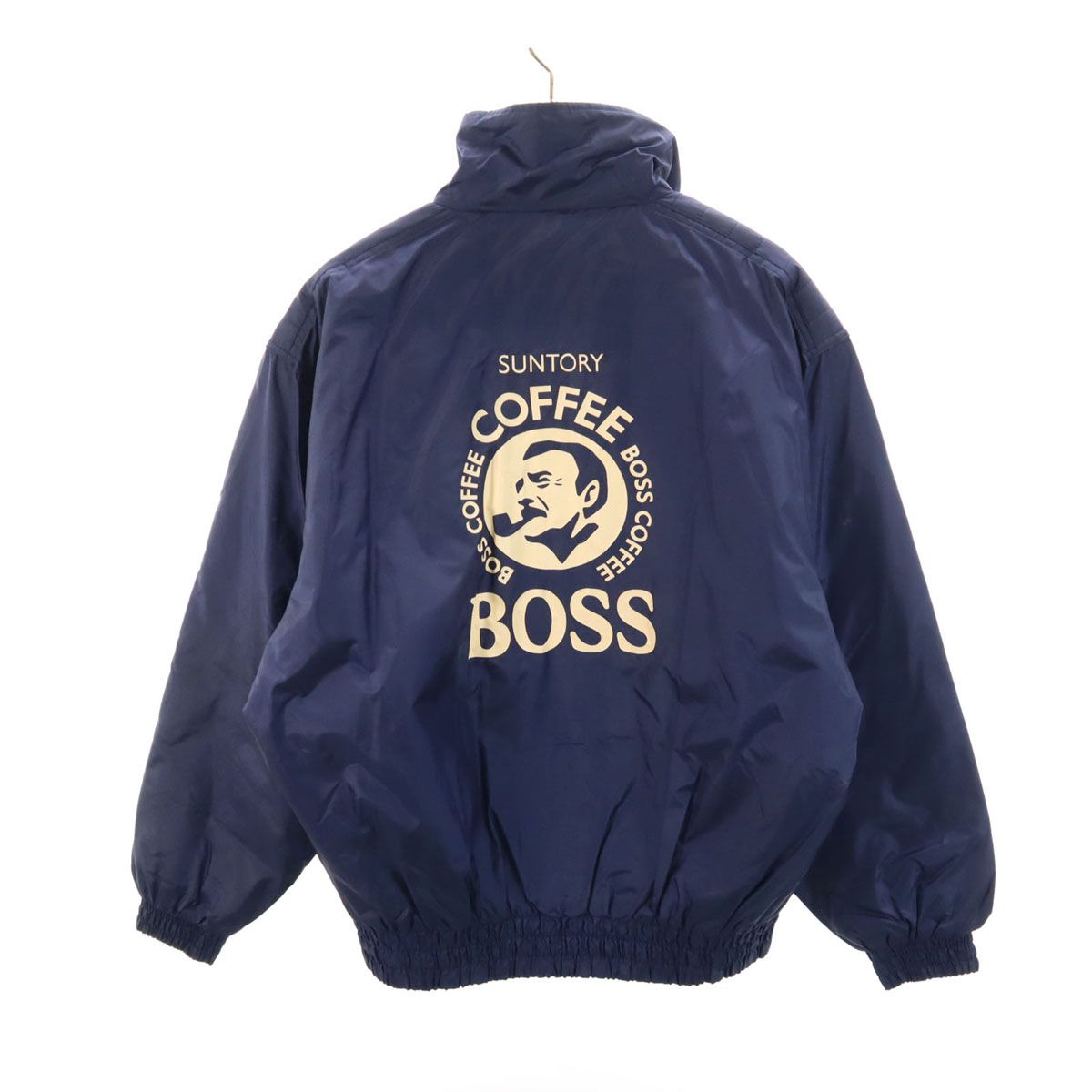 SUNTORY サントリー バックロゴ BOSS 中綿ジャケット ネイビー ボス 