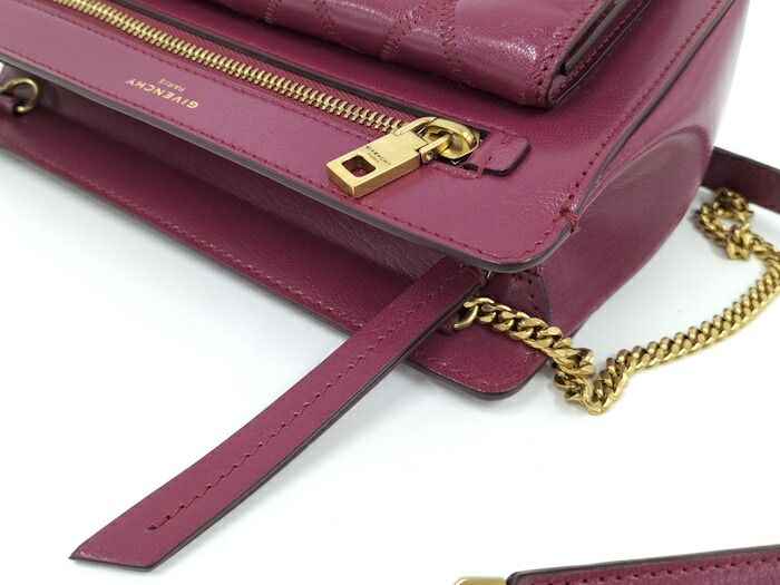 GIVENCHY ポケット クロスボディバッグ ショルダーバッグ レザー