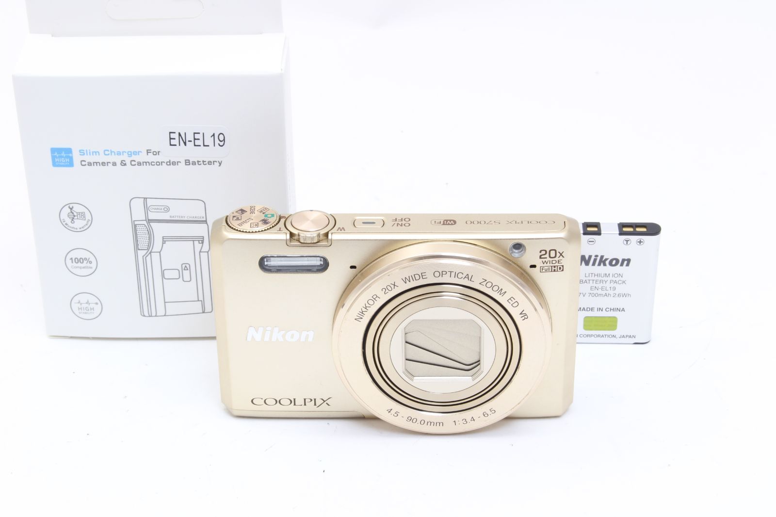 S7000 Nikon COOLPIX ニコン Digital Camera - ゴールド 20x com (Gold
