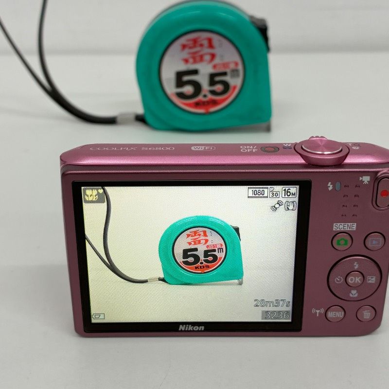 動作品】 Nikon Coolpix S6800 Pink ニコン クールピクス ピンク 