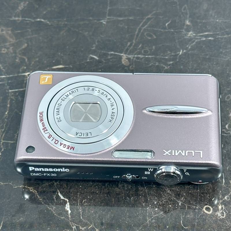 美品】Panasonic LUMIX DMC-FX30 センシュアルブラウン 720万 美品】Panasonic LUMIX DMC-FX30 センシュアルブラウン 720万