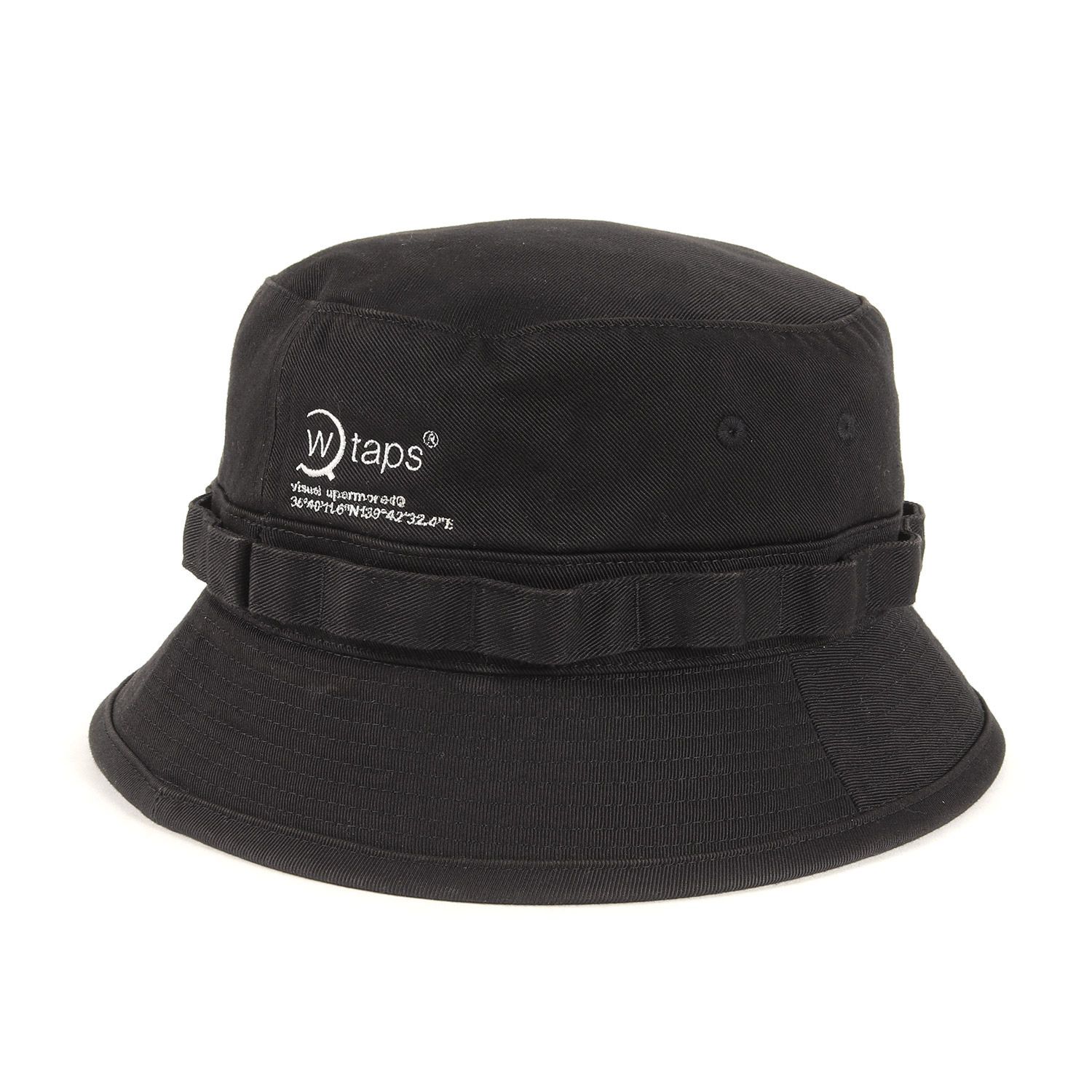 WTAPS JUNGLE HAT ジャングル ハット ブラック サイズX03 WTAPS ダブルタップス ハット ブラック 黒 サイズ:XL | 21AW コットン