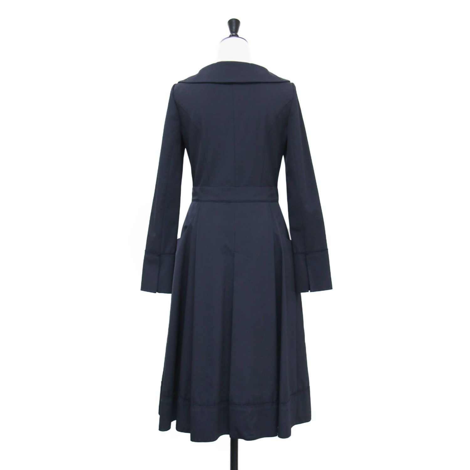 レディース FOXEY NEW YORK フォクシーニューヨーク コート ネイビー 