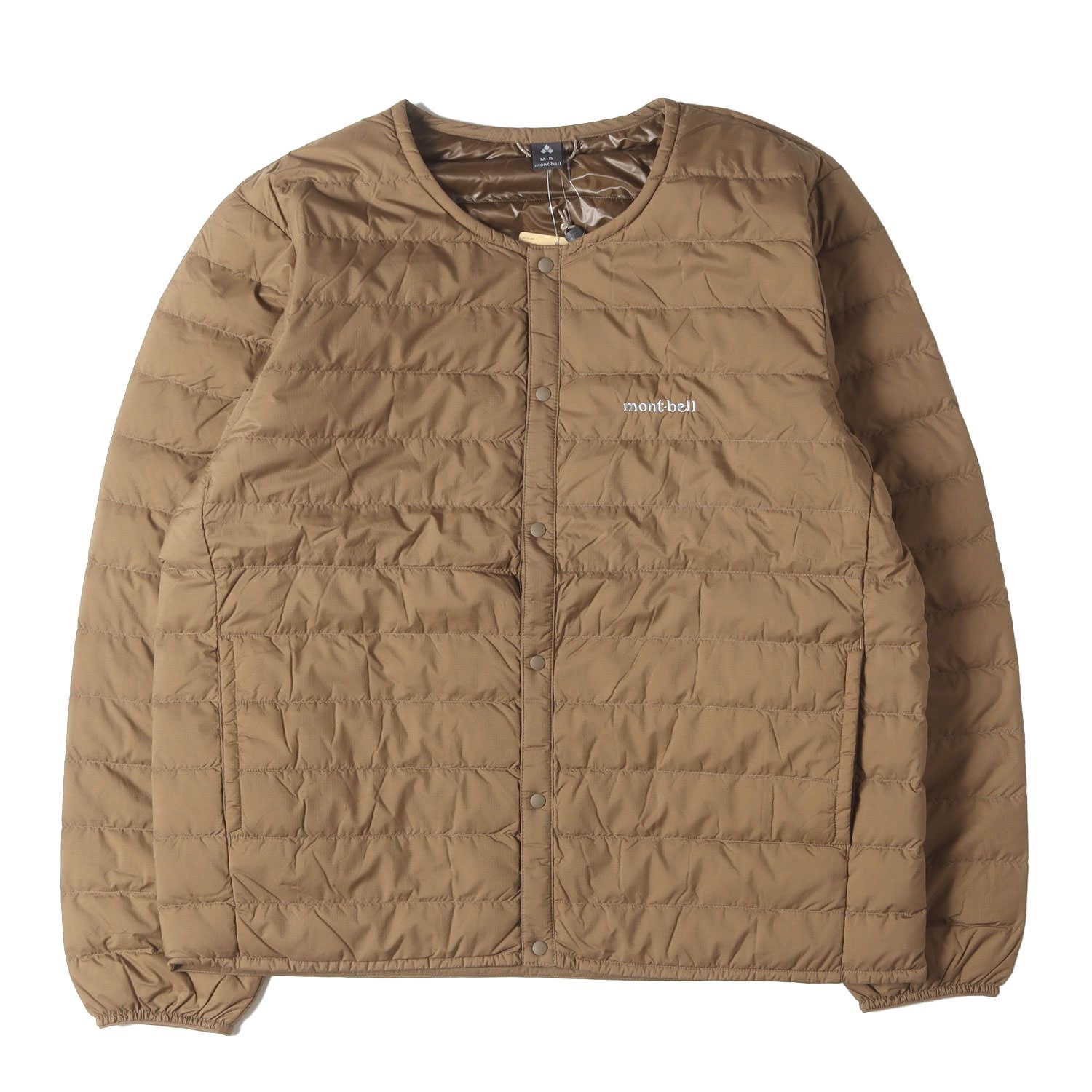新品】Mont-Bell モンベル ジャケット タン サイズ:M-R | ラウンド 