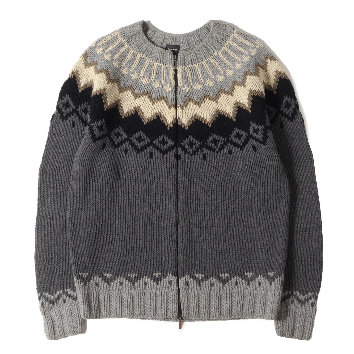 JIL SANDER ジル・サンダー カーディガン グレー系 サイズ:50 