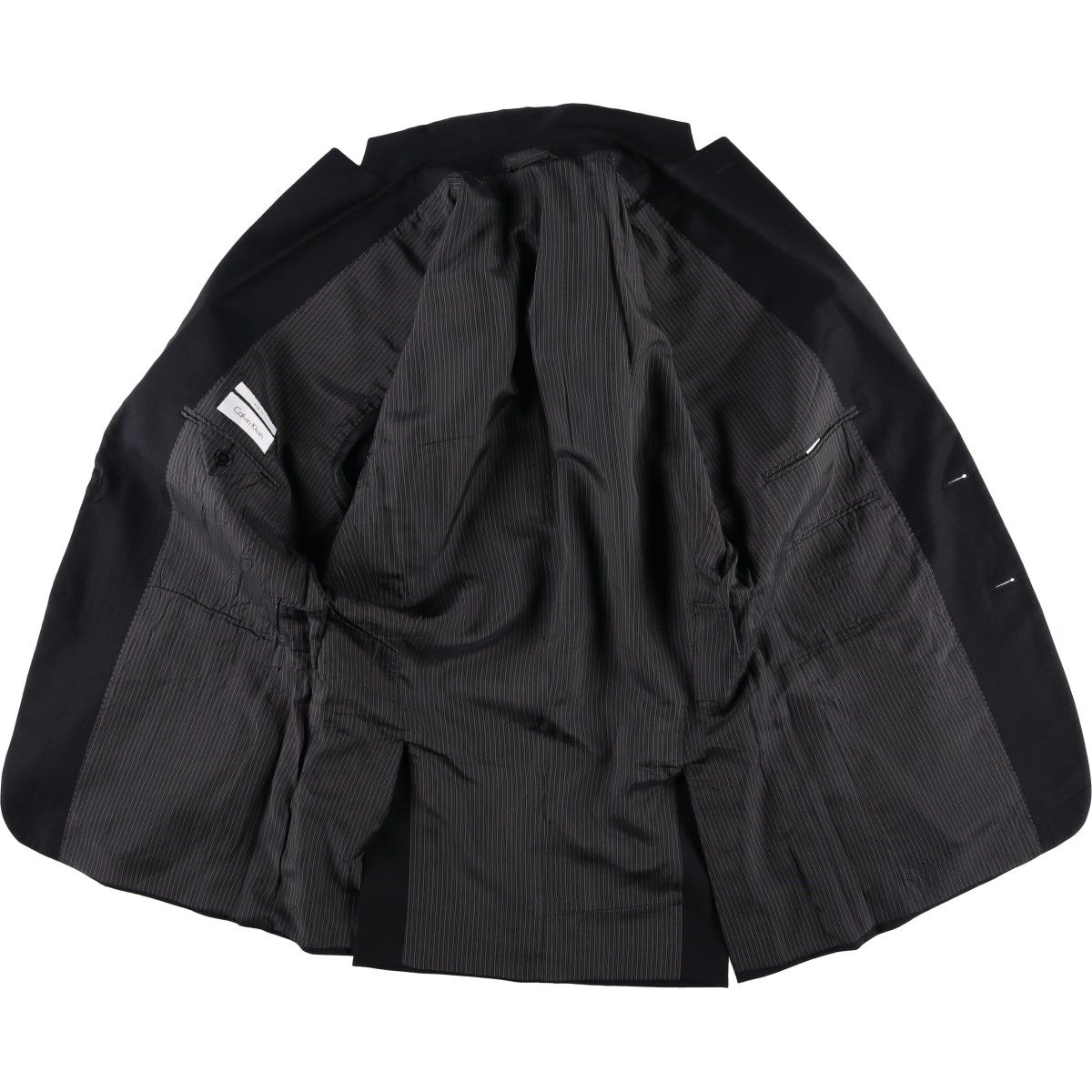 古着 カルバンクライン Calvin klein slim fit ウールテーラード