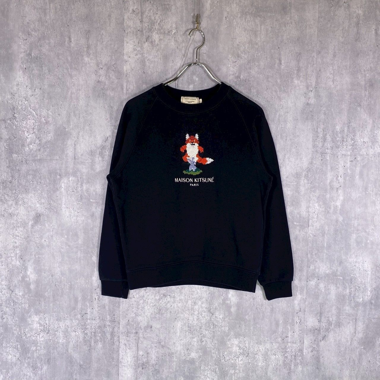 Maison Kitsune』メゾンキツネ（S）フロントロゴスウェット トレーナー 