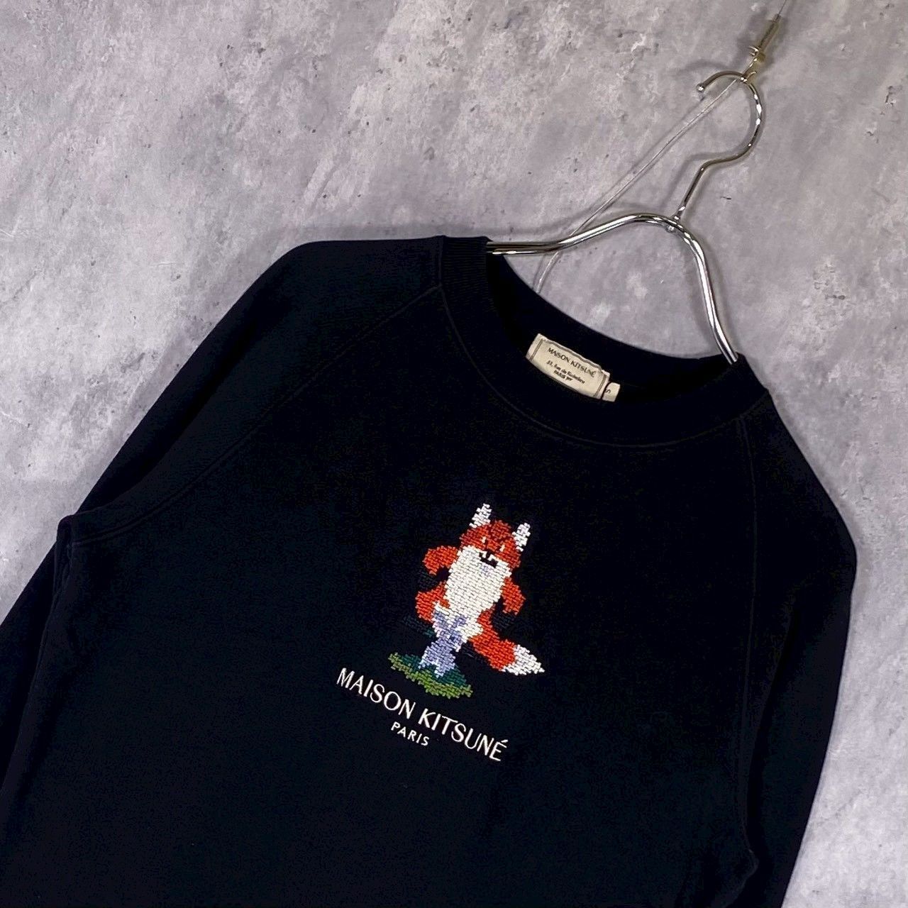 Maison Kitsune』メゾンキツネ（S）フロントロゴスウェット トレーナー 