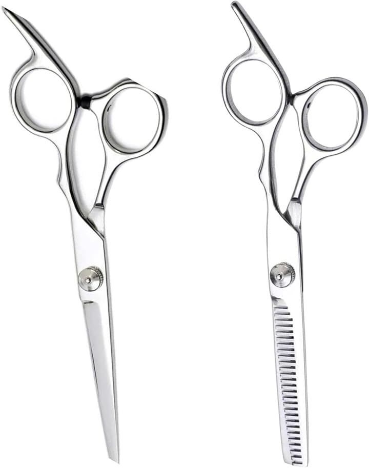 Chilland ヘアカット はさみ ステンレス製 散髪 シザー プロ用 家庭用